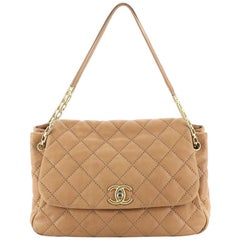Chanel Stitch It Accordion Flap Bag Quilted Leather Medium Chanel Stitch It Accordion Flap Bag Quilted Leather Medium
