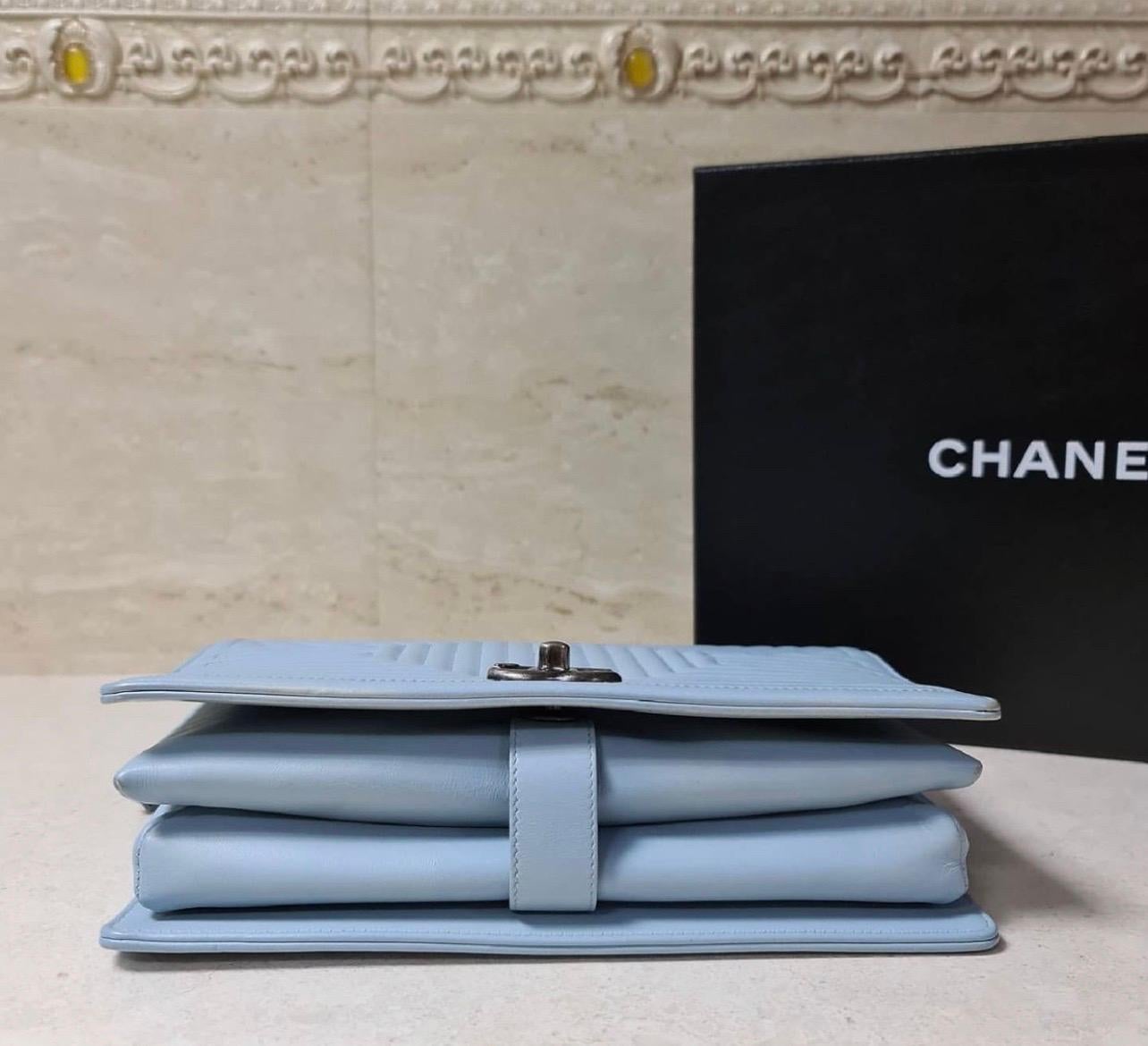 Chanel Stitched Flap Shoulder WOC Bag 1