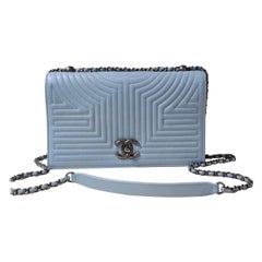 Chanel Stitched Flap Shoulder WOC Bag