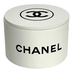 Chanel Store Display Round Dresser Box