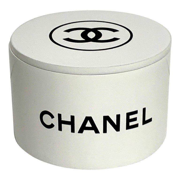 Chanel Store Display Round Dresser Box For Sale at 1stDibs