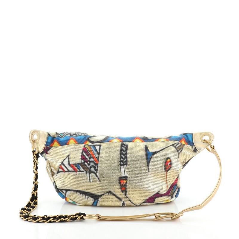 Chanel Street Spirit Waist Bag Printed Canvas  In Good Condition In NY, NY