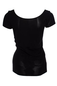 Chanel, stretch top with Chanel logo