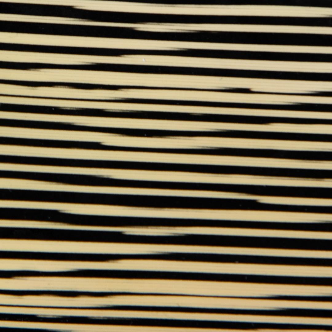 Women's Chanel Striped Patent Leather CC Pouch