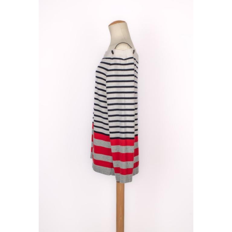 Chanel - Top marin rayé - Collection Resort, 2010 Pour femmes en vente