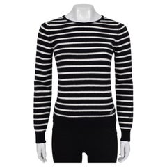 Maglione a maglia corta a righe di Chanel - Taglia S