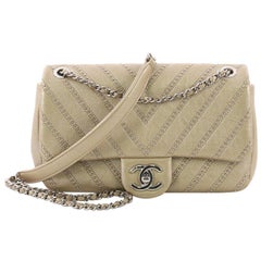 Chanel Stud Wars CC Chain Flap Bag Nieten Chevron Kalbsleder Klein