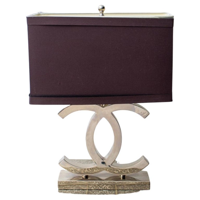 Chanel Style Fashion Design Modern Table Lamp For Sale at 1stDibs