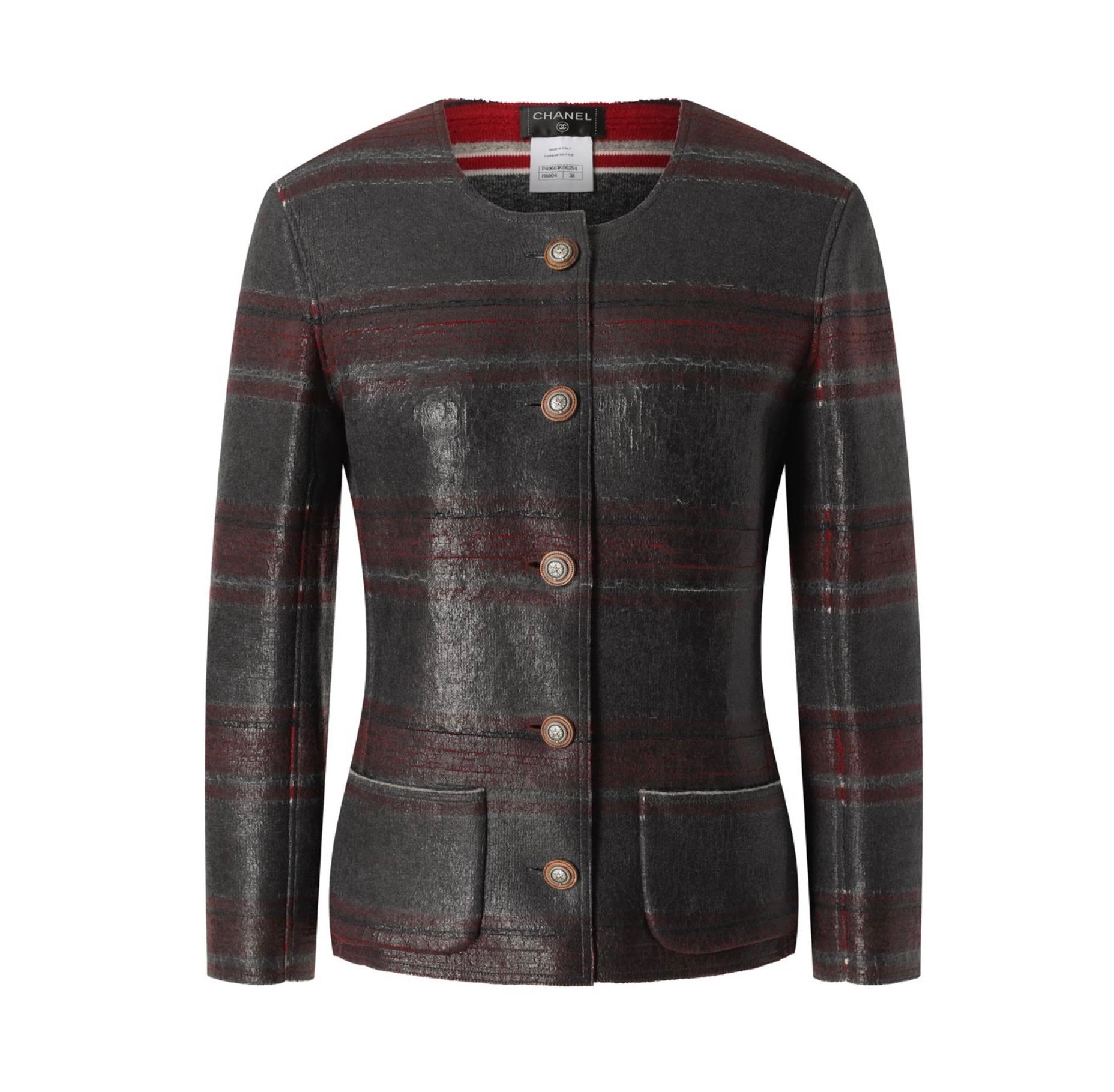 Giacca in cashmere Chanel Stylish Paris / Dallas Runway 38 FR 2