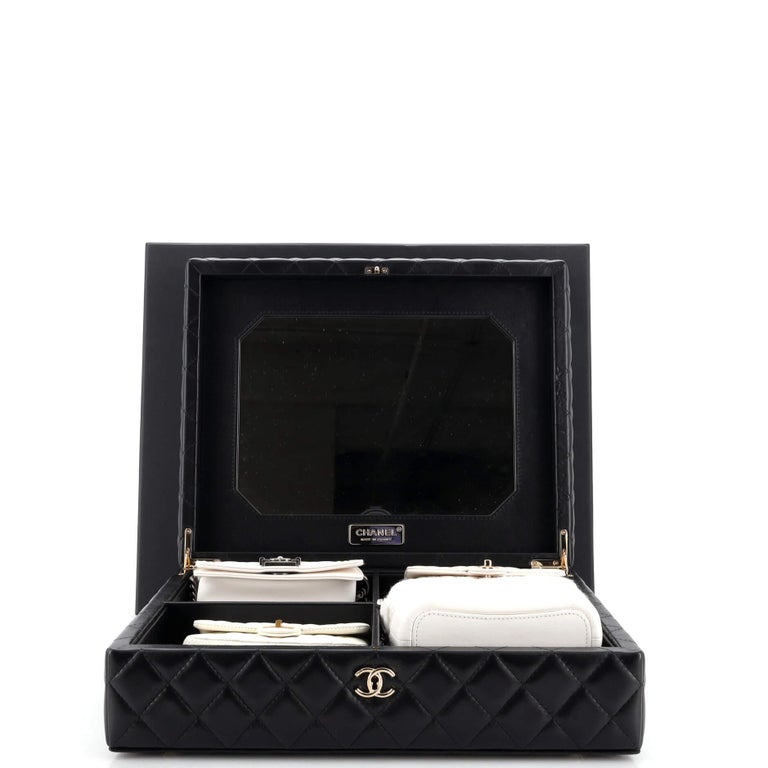 Chanel Success Story Set of Mini Bags Leather and Tweed For Sale