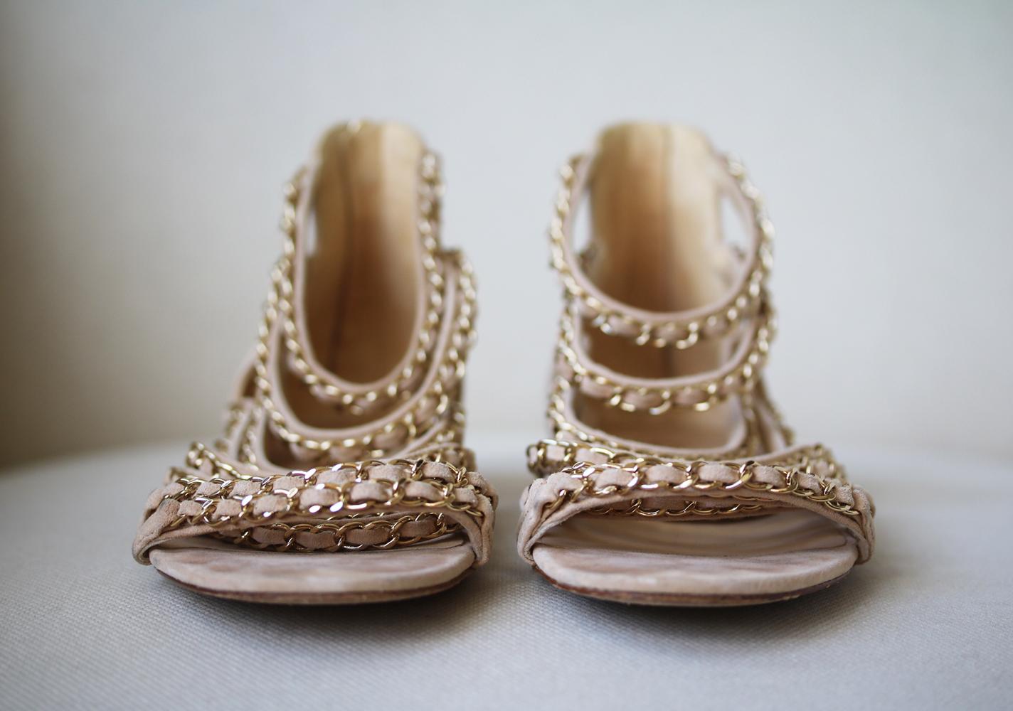 chanel gladiator sandals