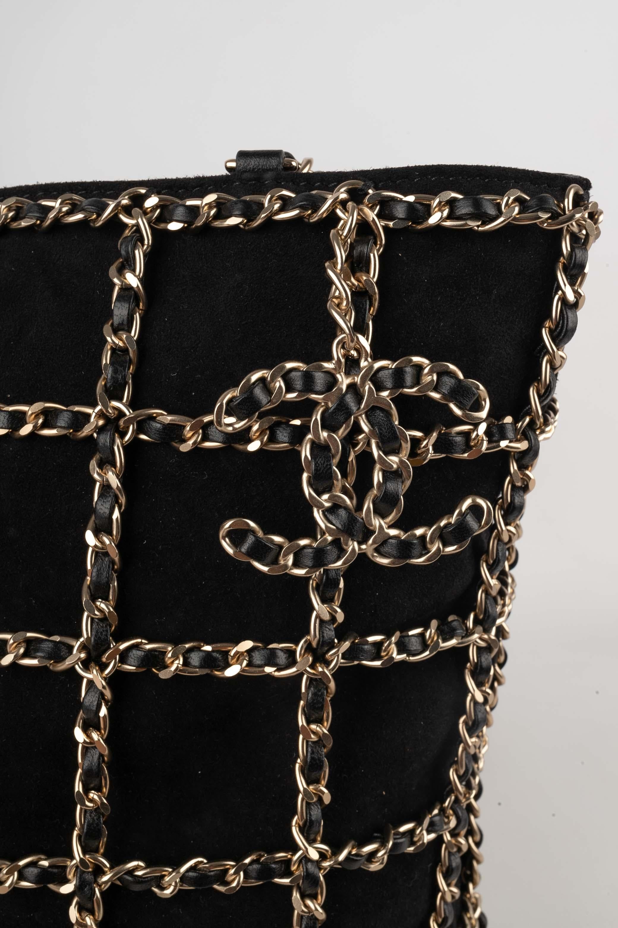Chanel suede bag 2019 4
