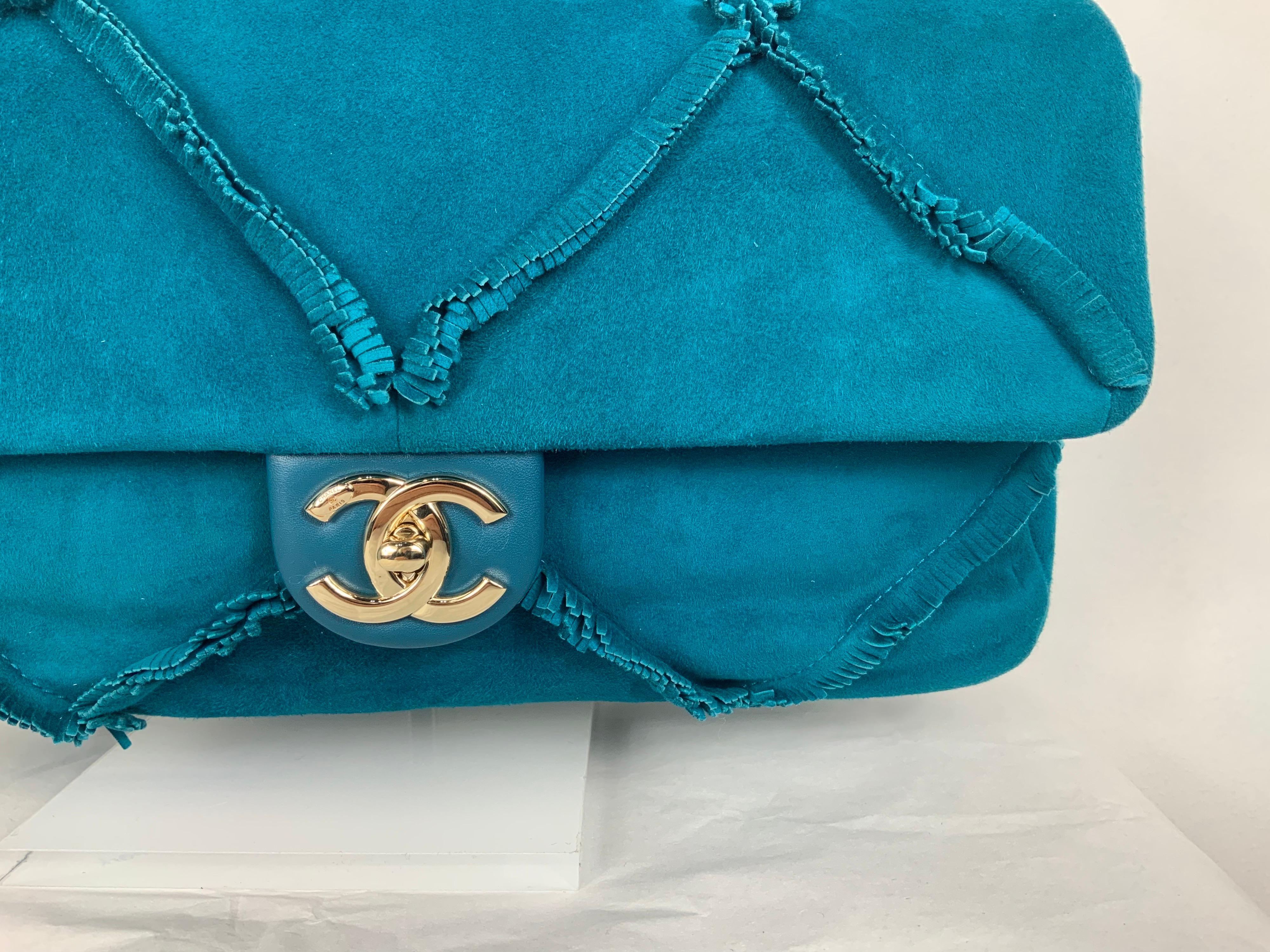 chanel suede bag