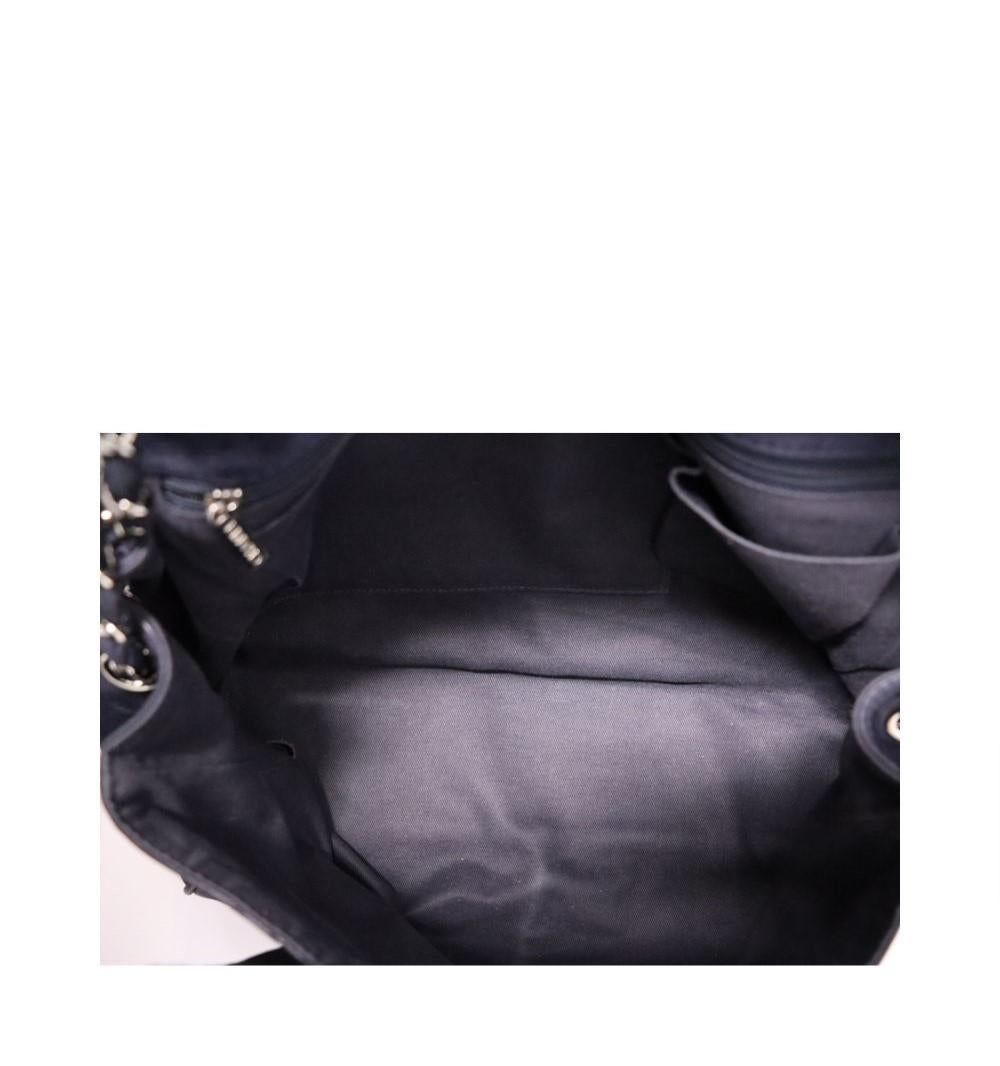 Chanel Suede Quilted Nubuck CC Flap Shoulder Bag For Sale 5