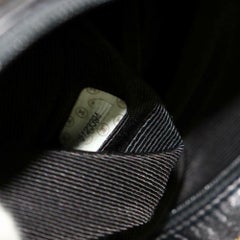 Chanel Suede Shearling 870643 Black Sheepskin Leather Tote