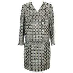 Used Chanel Suit In Silver-Grey Tones Summer, 2016