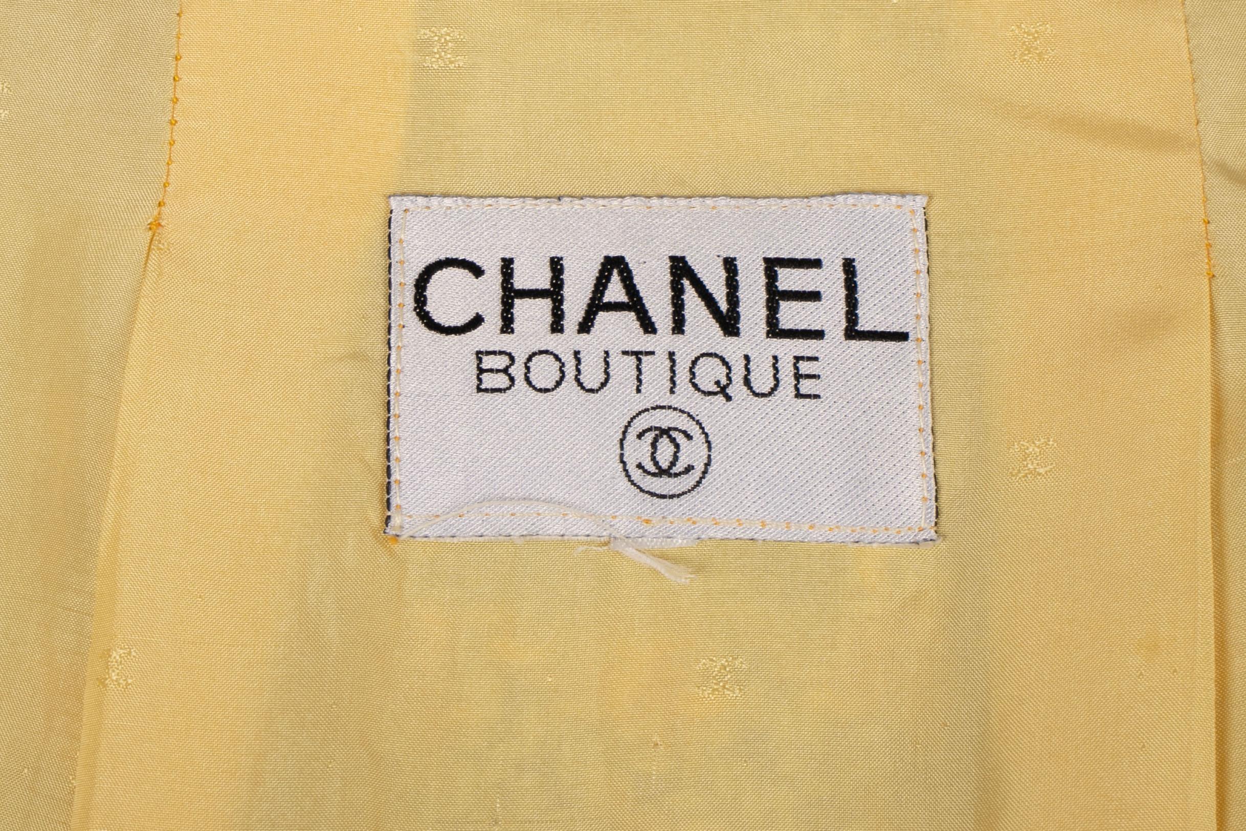 Chanel Anzug Frühjahr-Sommer 1993 im Angebot 10