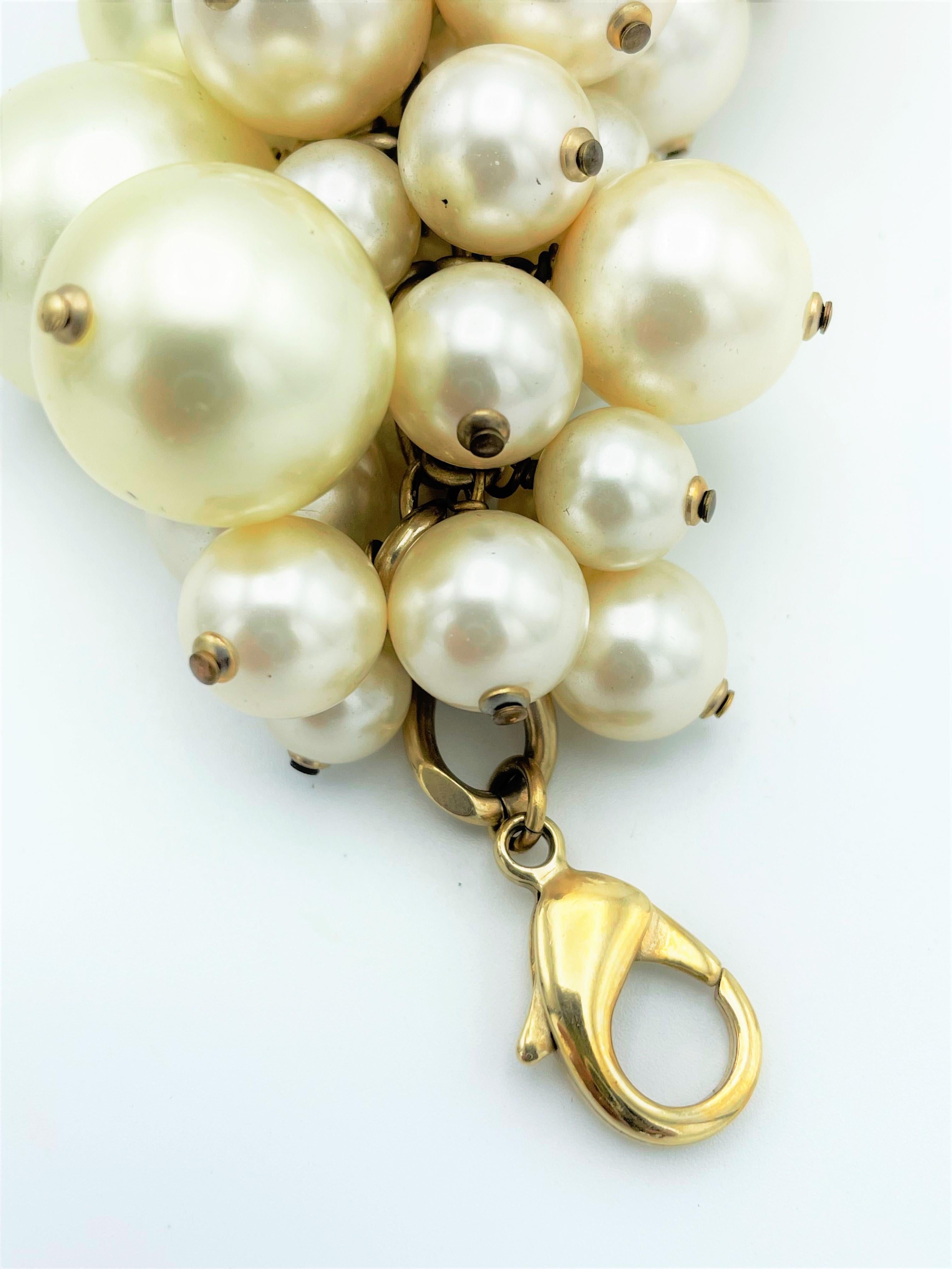 Chanel summer gold metal CC Cluster ball bracelet ore necklace, collection 2013 For Sale 2