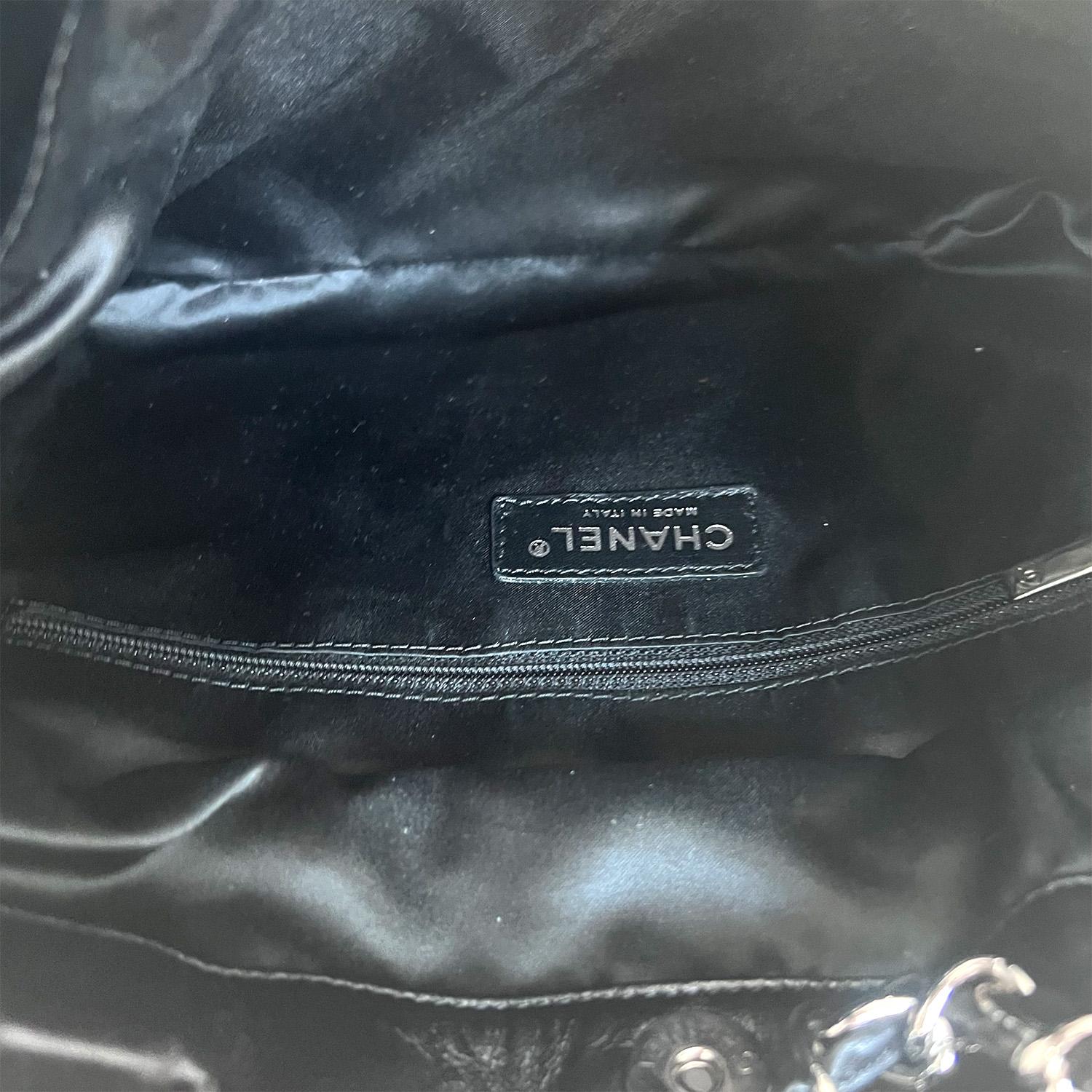 Chanel Summer Nights Sequin Drawstring Tote Small SHW For Sale 5