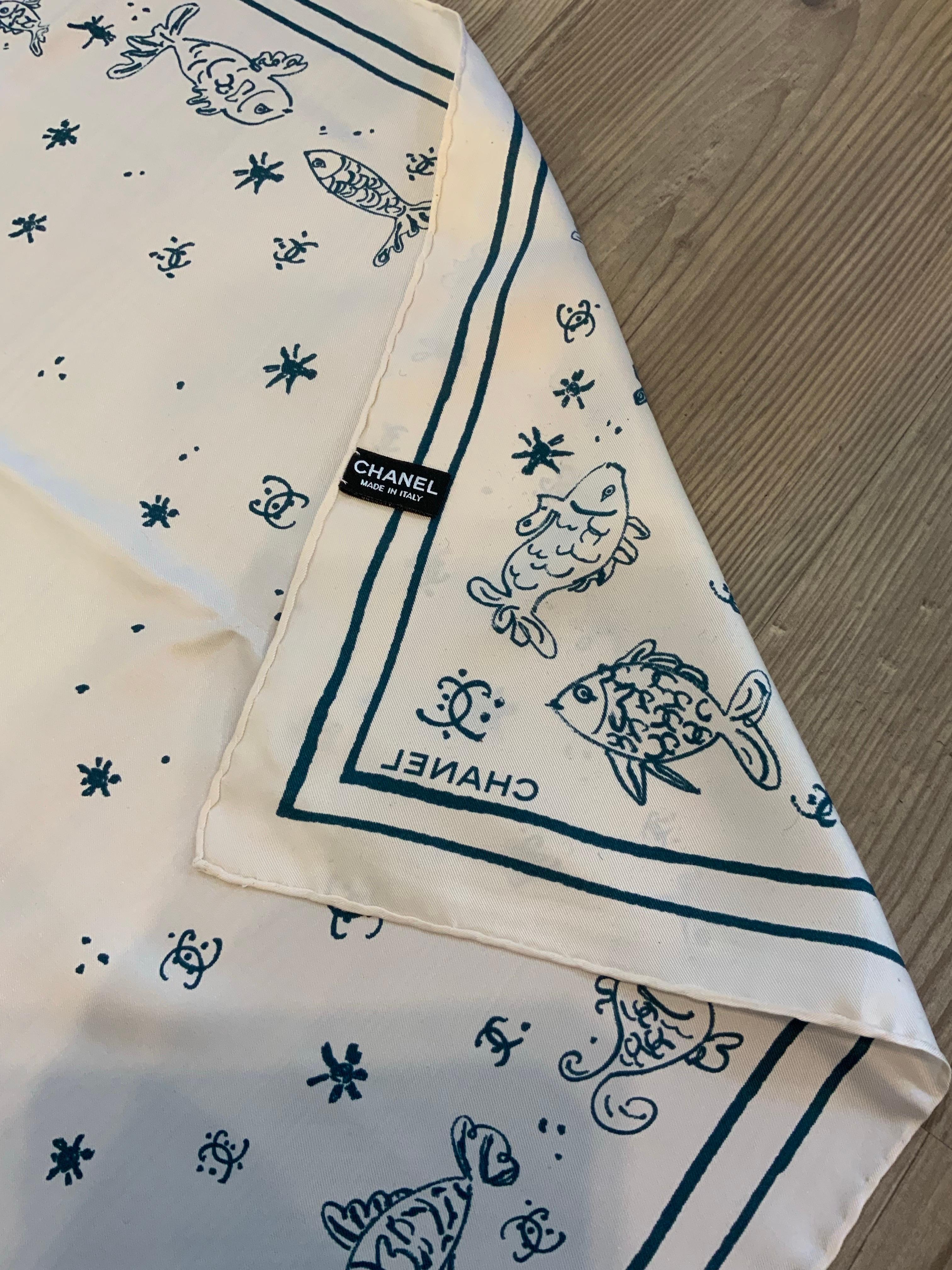 Chanel Summer Sea Foulard 1