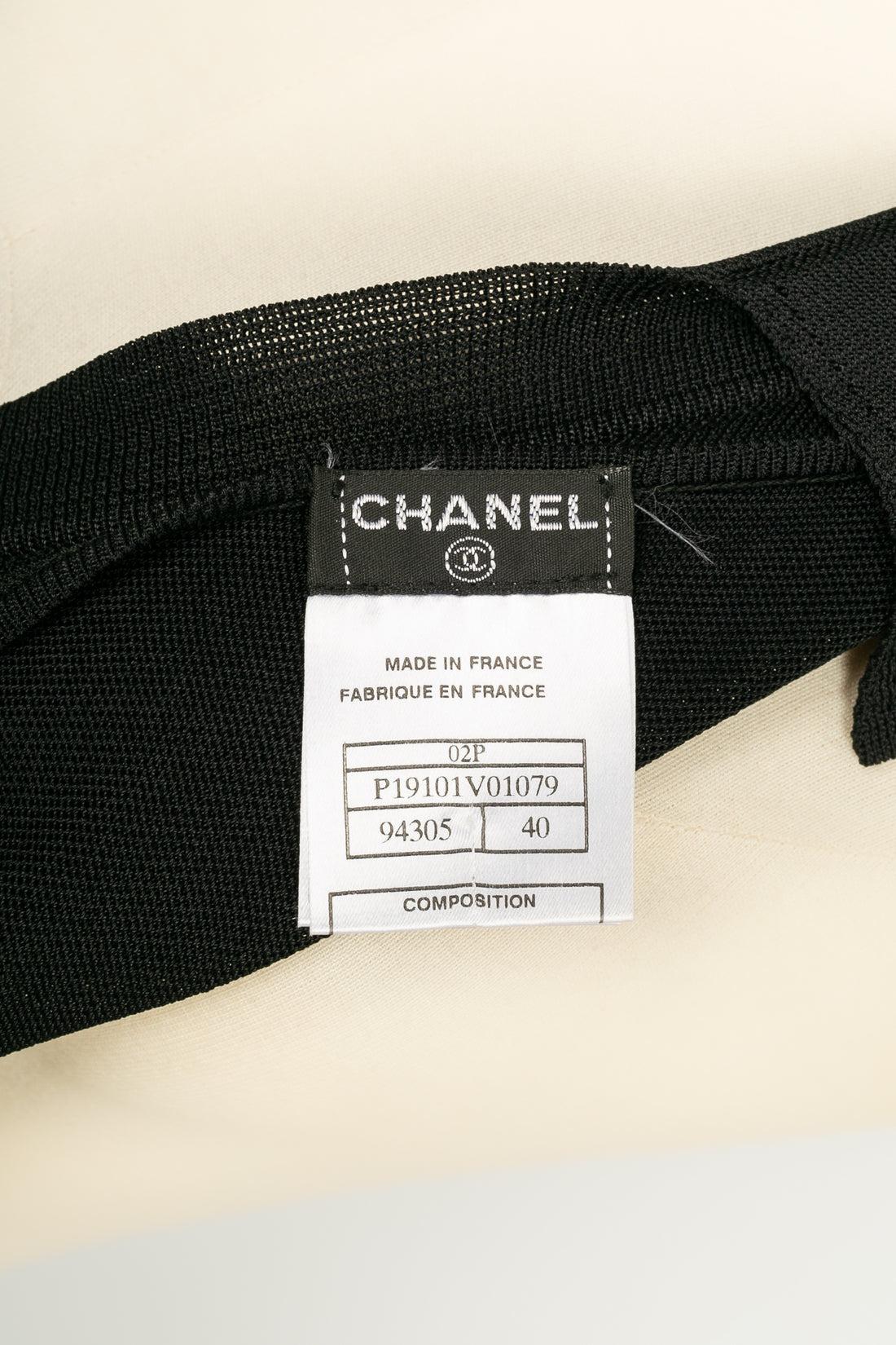 Chanel Summer Top Black Mesh, 2002 For Sale 6