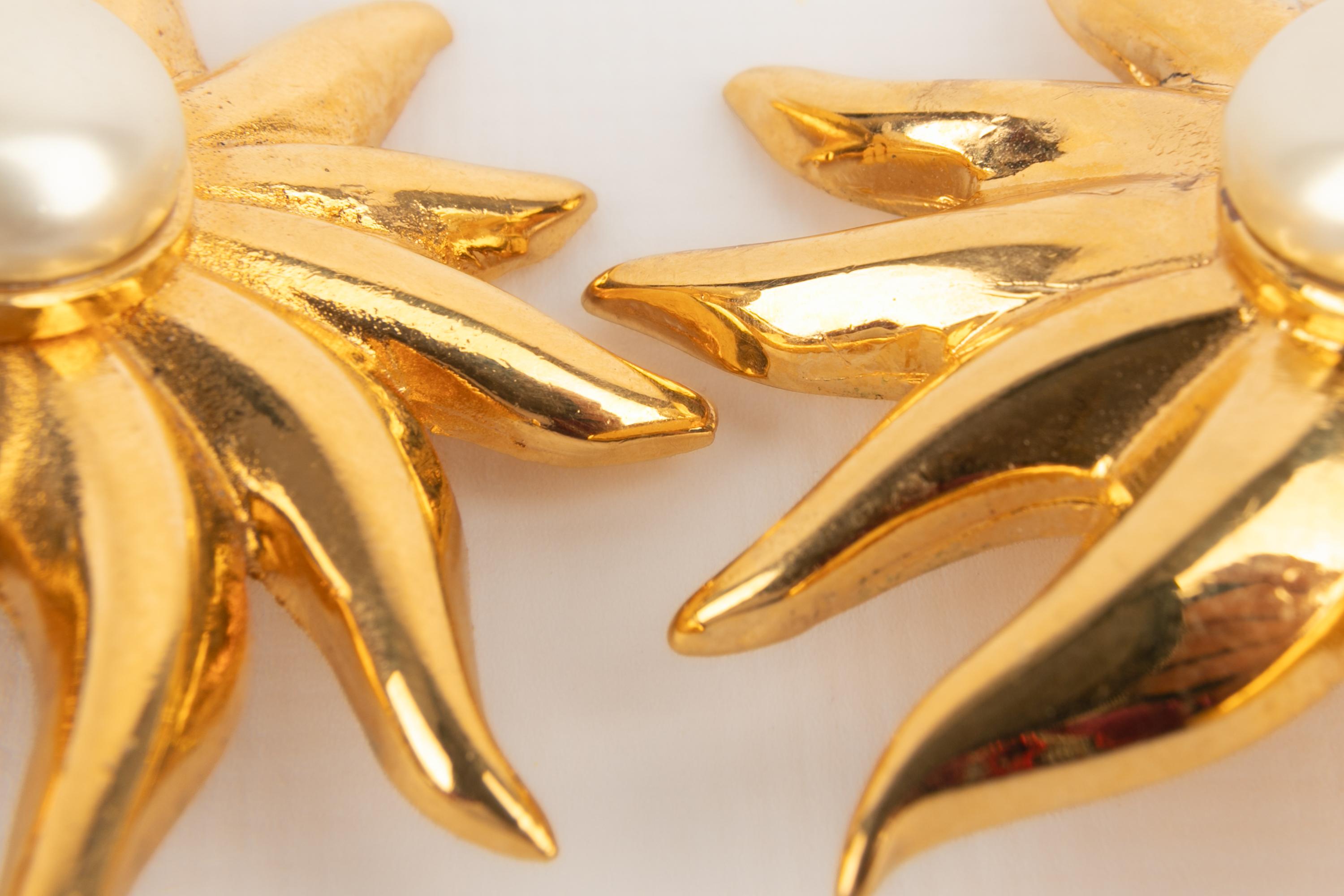 Chanel sun earrings Haute Couture 3