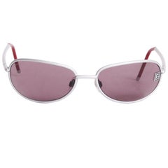 CHANEL Sunglasses in Matte Silver Steel Metal