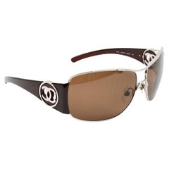 Chanel Sunglasses Mod CC 4143 round logo