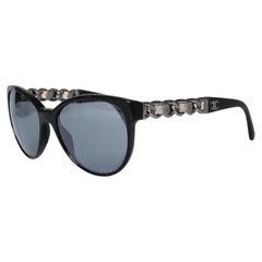 Chanel,  sunglasses with metallic braided temples
