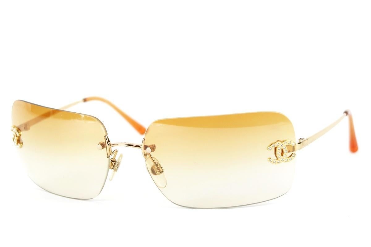 vintage chanel rhinestone sunglasses