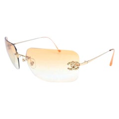 Chanel Sunglasses with Rhinestone CCs