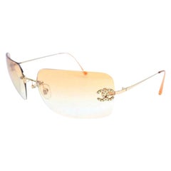 Chanel Sunglasses with Rhinestone CCs