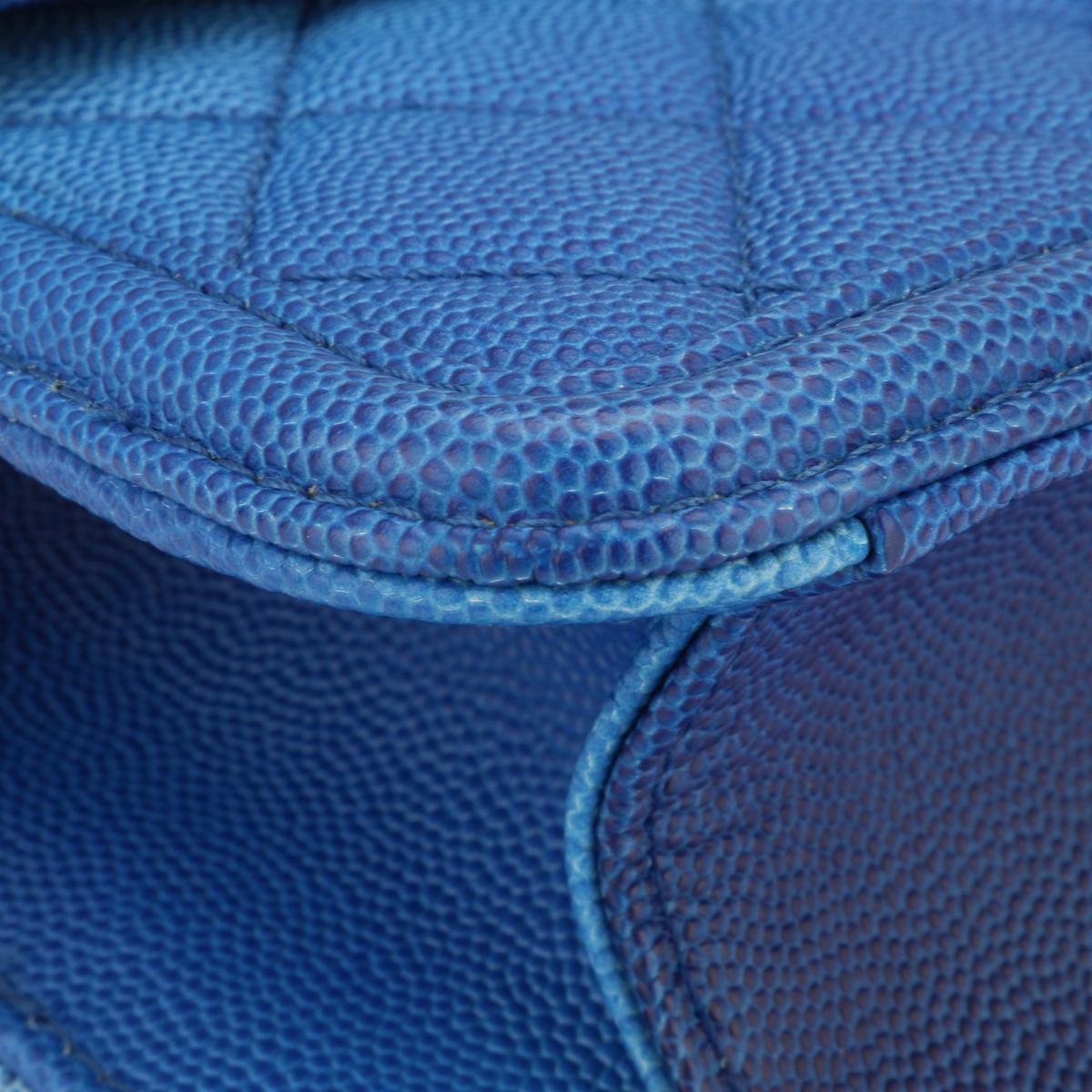 CHANEL Sunset On The Sea Flap Bag Blue Caviar with Brushed Gold Hardware 2019 4
