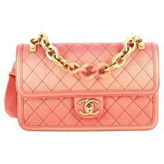 Chanel Sunset On The Sea Flap Bag Quilted Caviar Medium