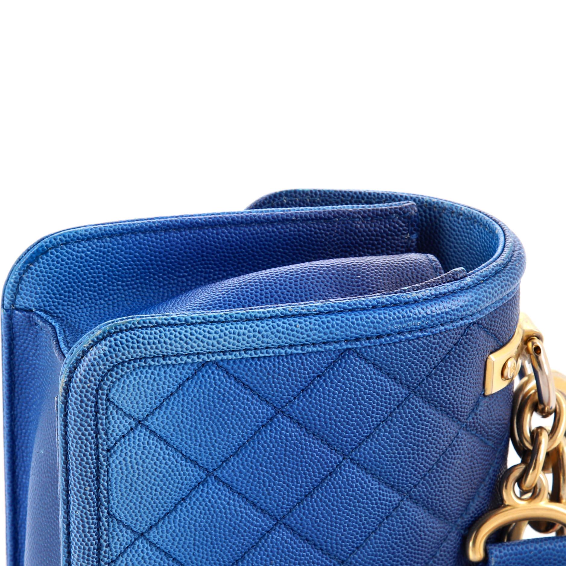 Chanel Sunset On The Sea Flap Bag Quilted Caviar Small 3