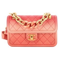 Chanel Sunset On The Sea Flap Bag Quilted Caviar Small