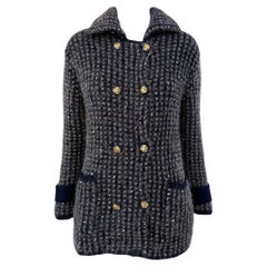 Chanel Super Rare CC Eagle Buttons Sequin Jacket 38 FR
