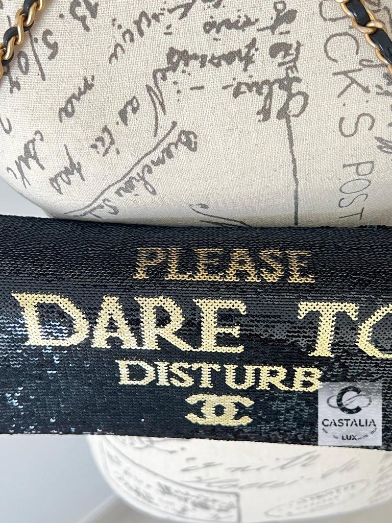 Chanel Bolso con Solapa de Lentejuelas Super Rare Dare To Disturb 6