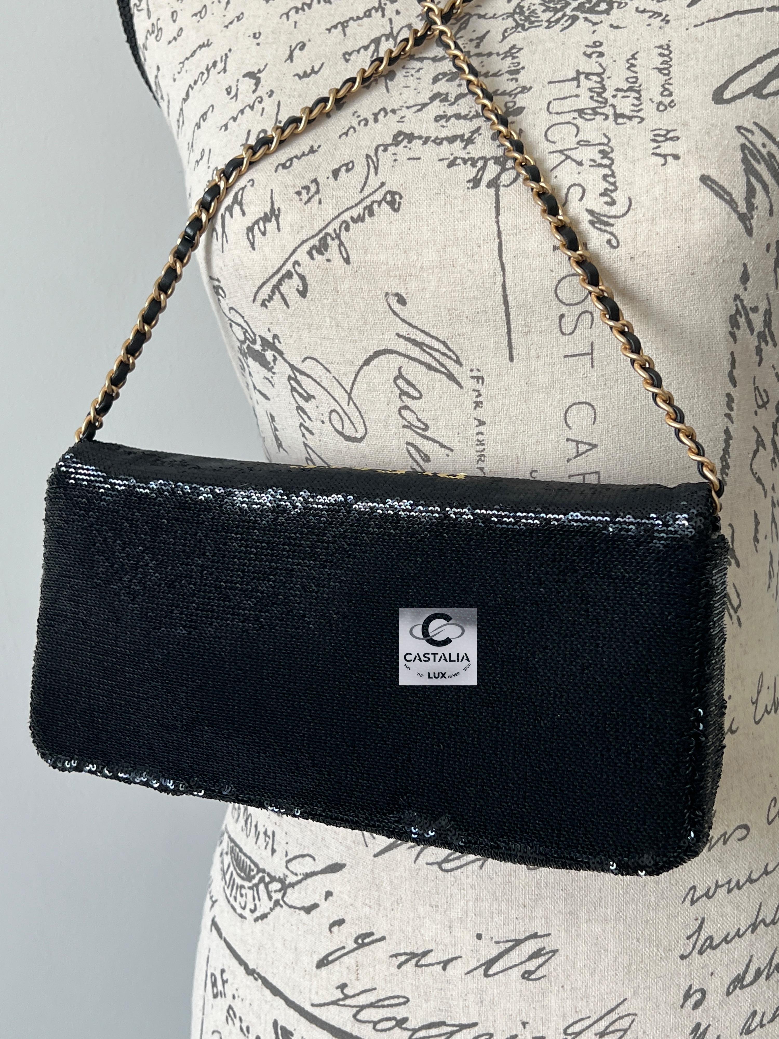 Chanel Bolso con Solapa de Lentejuelas Super Rare Dare To Disturb 8