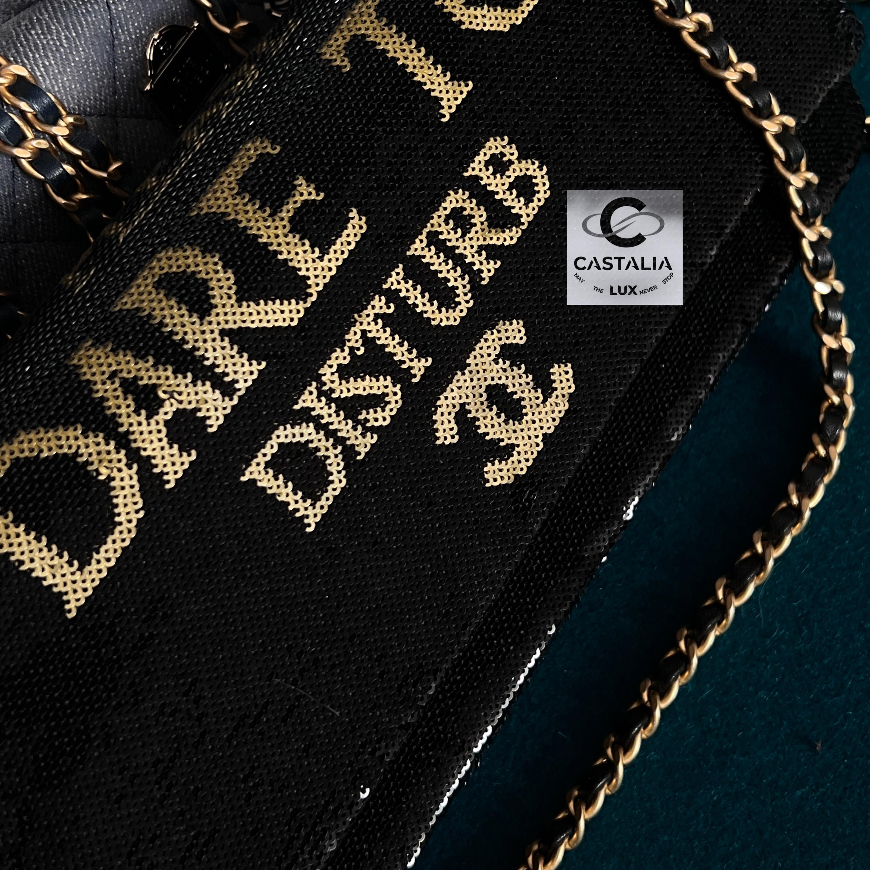Chanel Bolso con Solapa de Lentejuelas Super Rare Dare To Disturb 1