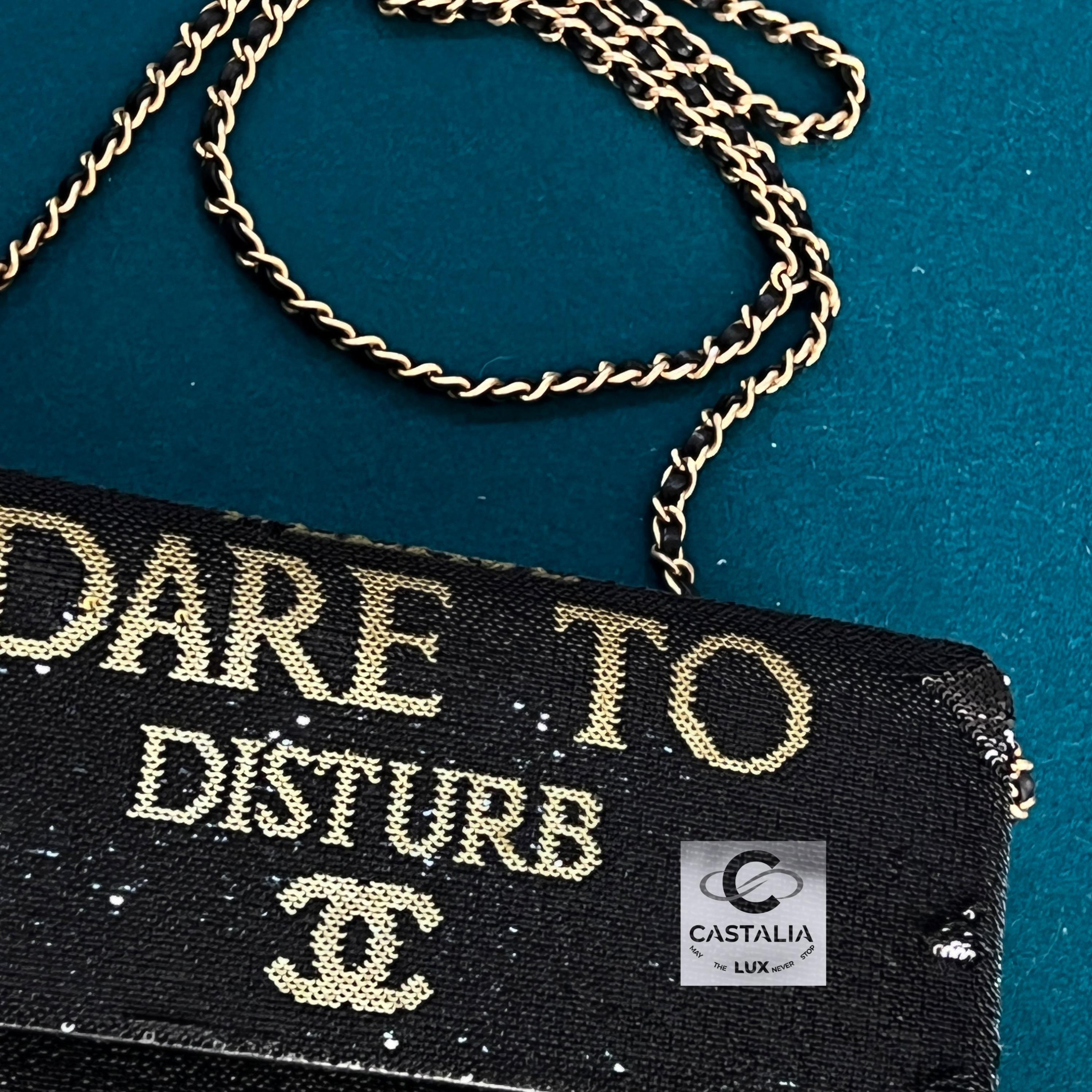 Chanel Bolso con Solapa de Lentejuelas Super Rare Dare To Disturb 2