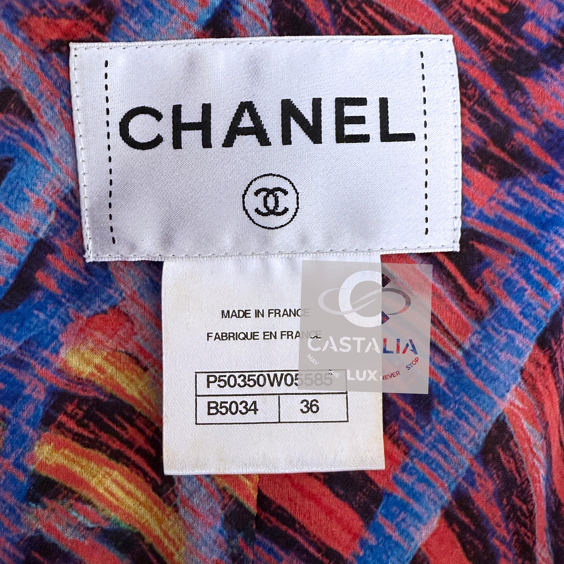 Chanel  Supermarket Ad Campaign Ocher Tweed Jacket 36 FR For Sale 15