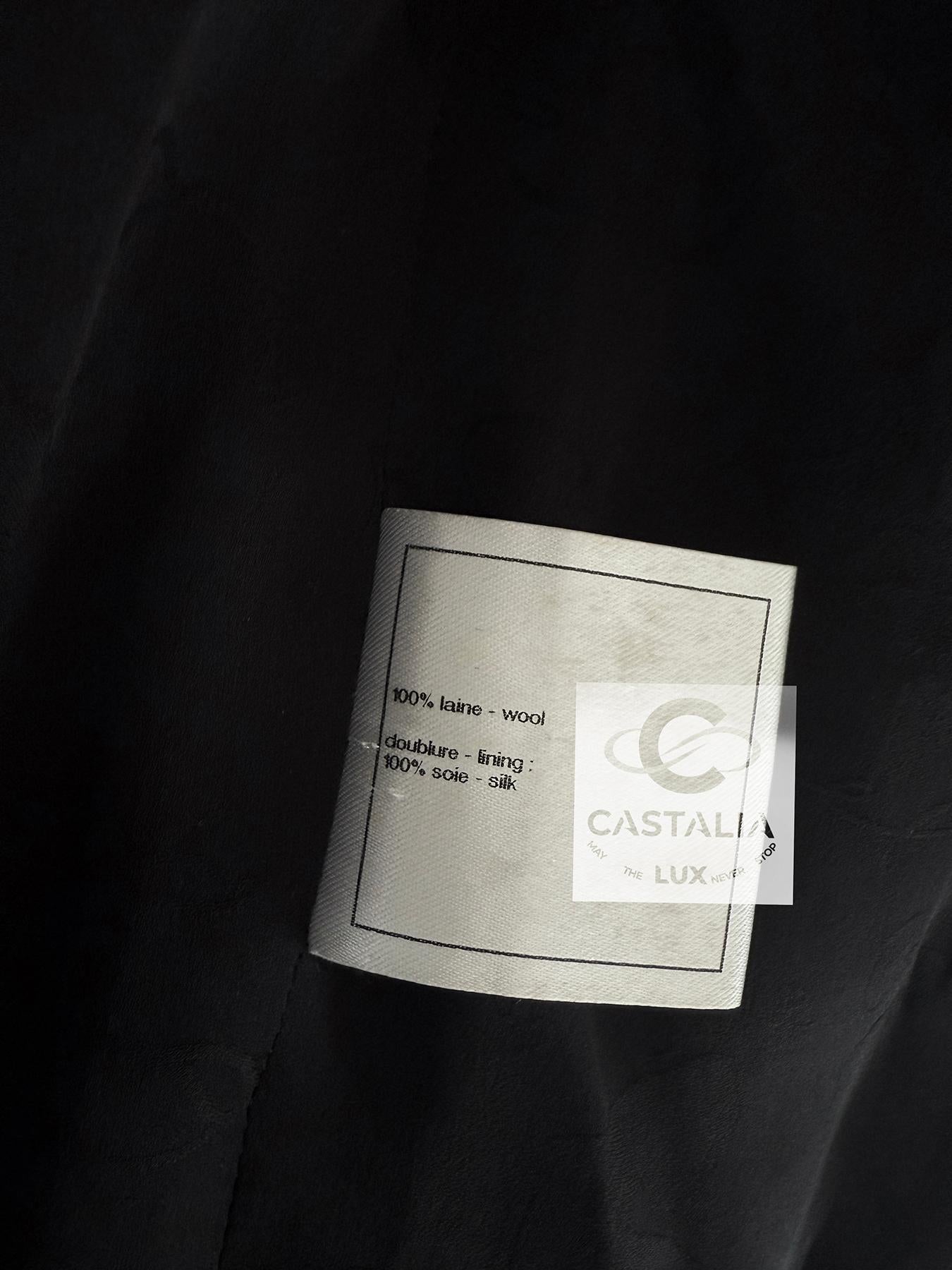 Chanel Supermarket Kollektion Schwarze Tweed-Jacke 38 FR 11