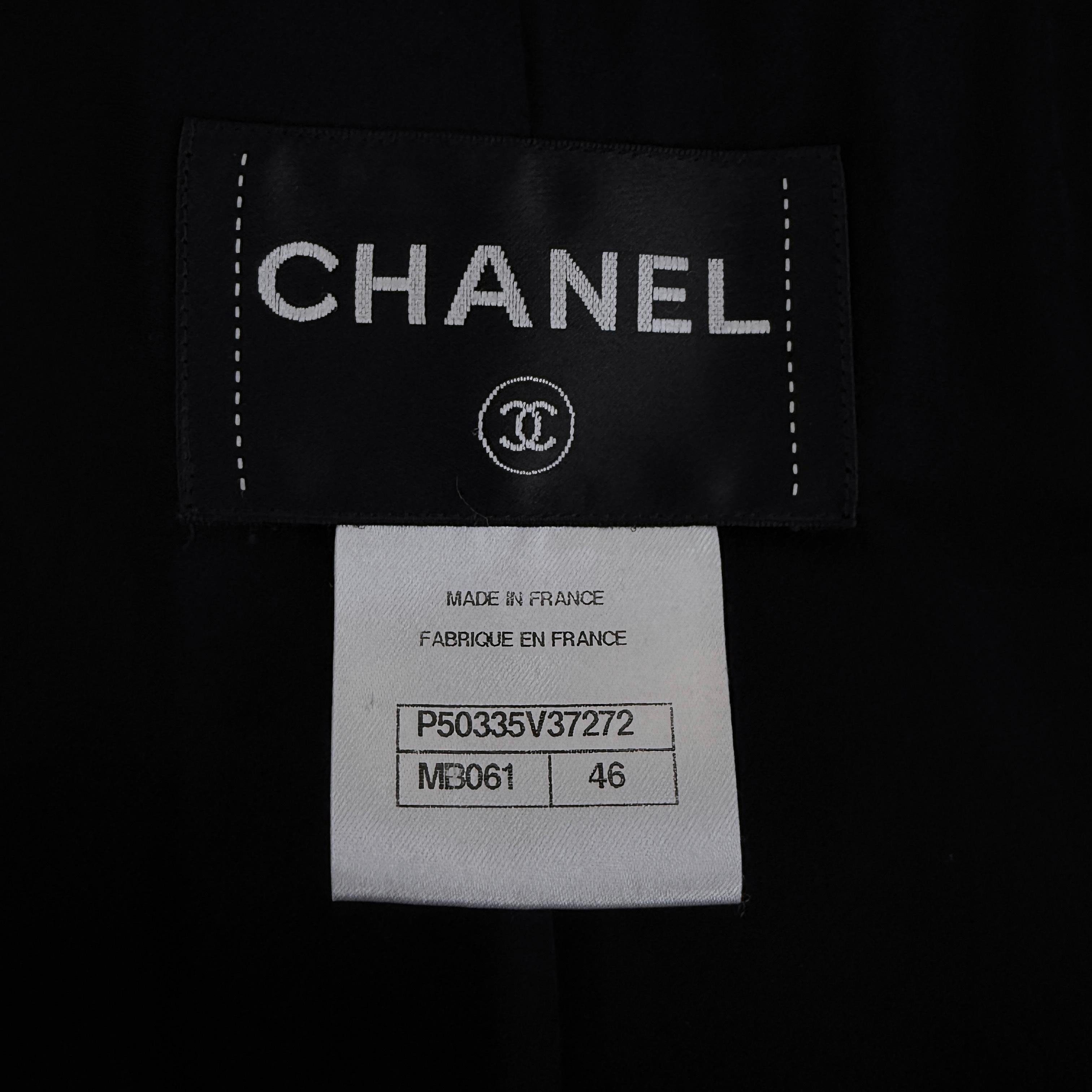 CHANEL Colección Supermercado Abrigo Confetti Tweed 46 FR en venta 11