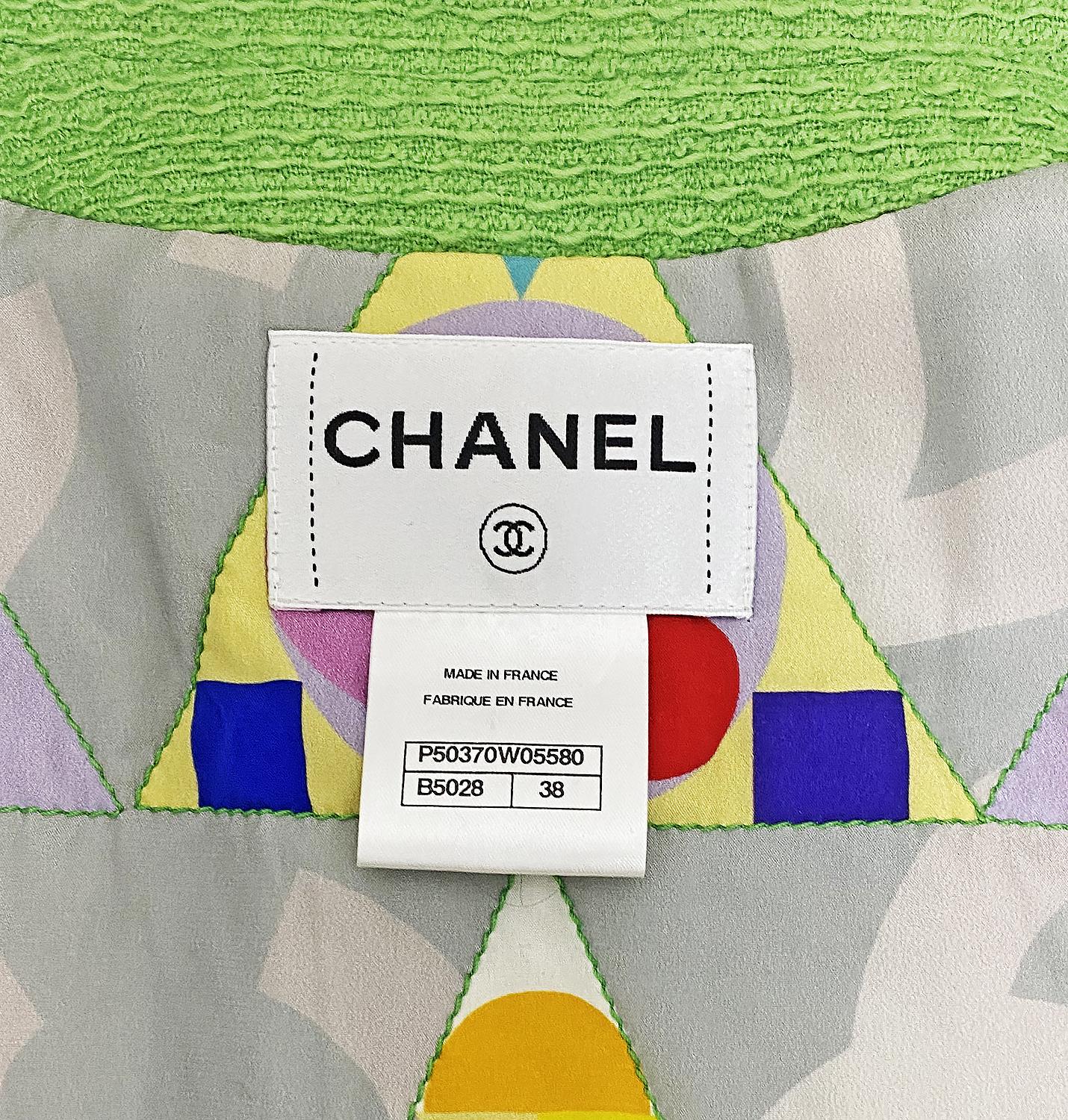 Chanel Supermarket Collection Jewel Buttons Tweed Coat 3