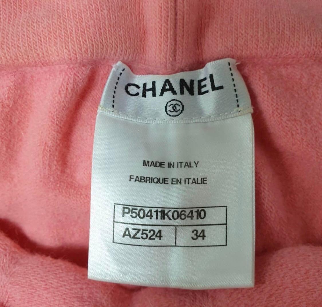 Women's Chanel Supermarket Runway Pink Wool Pant Suit