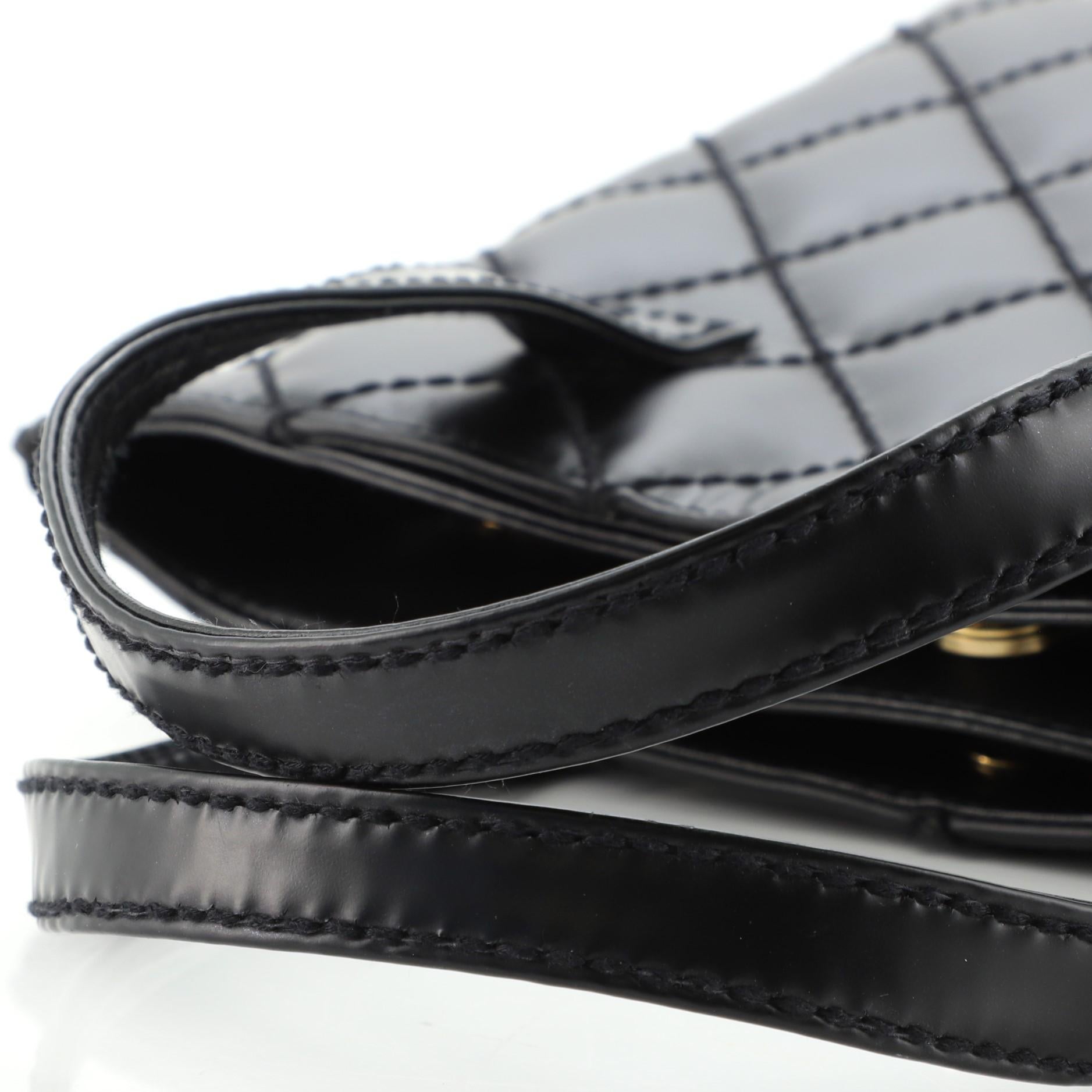 Chanel Surpique Tote Quilted Leather Small 2