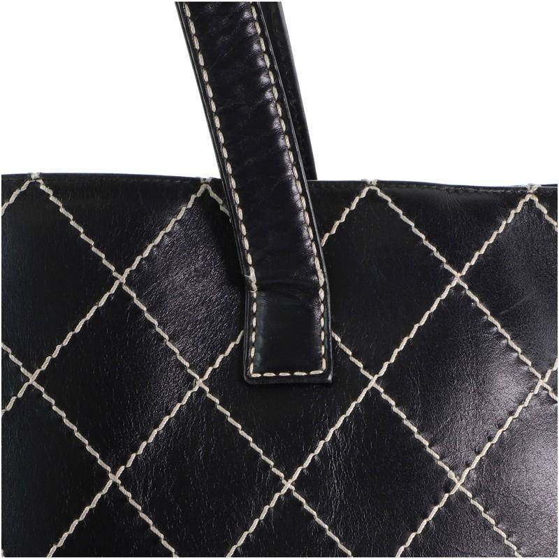 Chanel Surpique Tote Quilted Leather XL 5