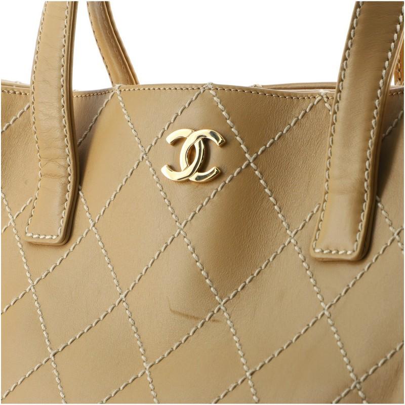 Chanel Surpique Tote Quilted Leather XL 4