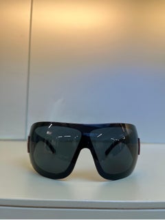 Chanel Swarovski Ski Mask Oversized Magnetic Sunglasses